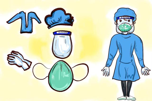 漫畫圖解 志愿者與醫護人員防護用品使用指南